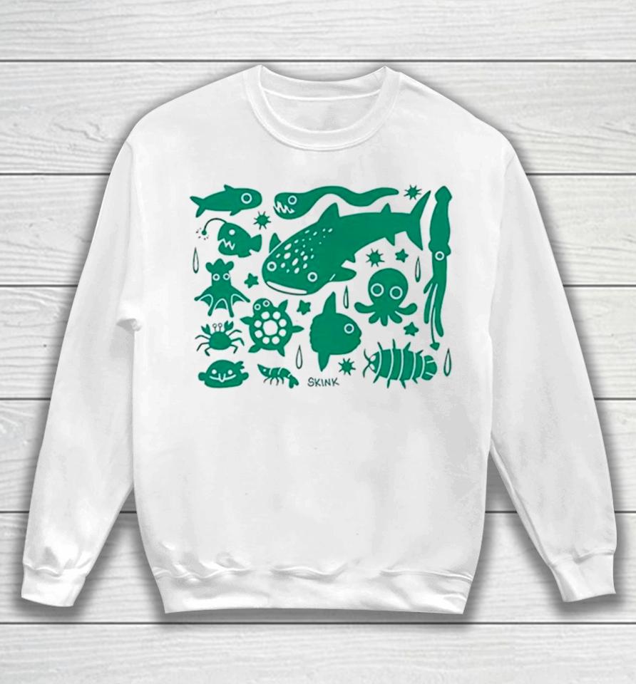 Limeskink Deep Sea Creatures Sweatshirt