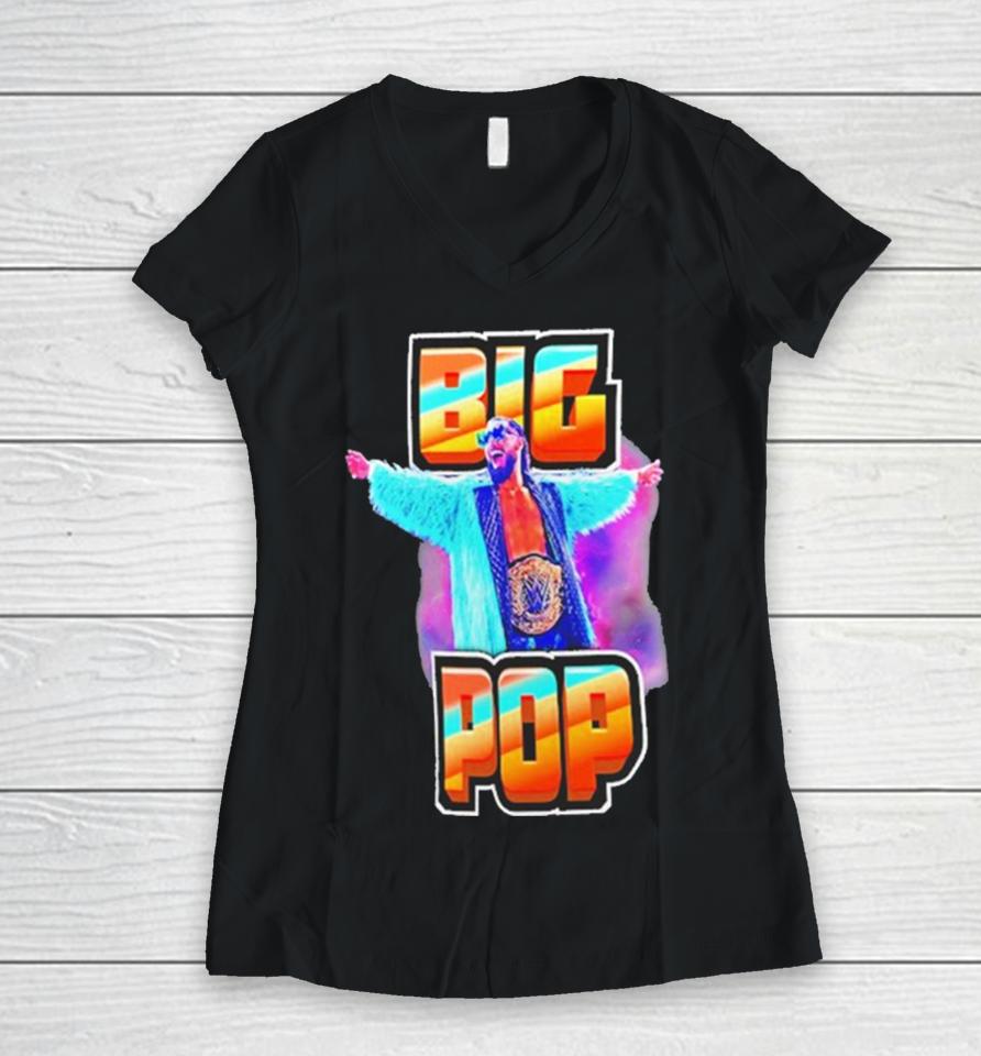 Limited Big Pop Women V-Neck T-Shirt