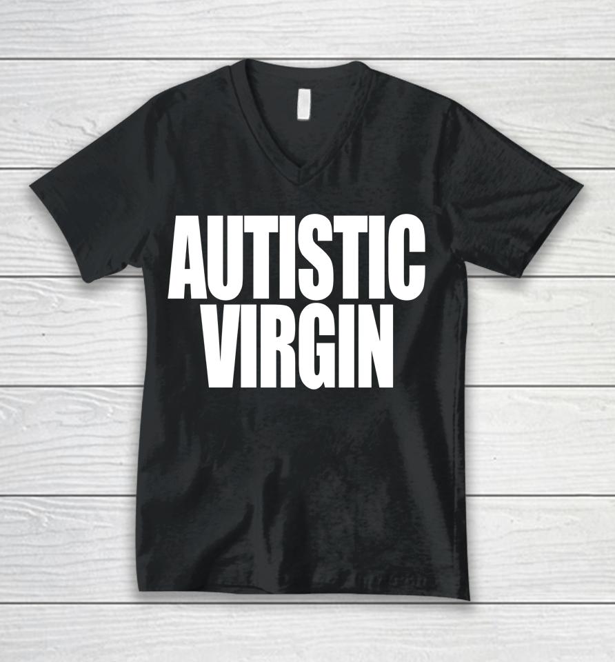 Limited Neo Punk Autistic Virgin Unisex V-Neck T-Shirt