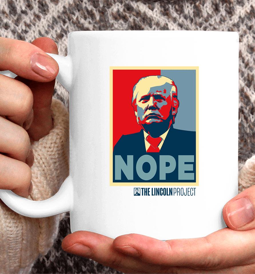 Lincoln Project Nope Coffee Mug