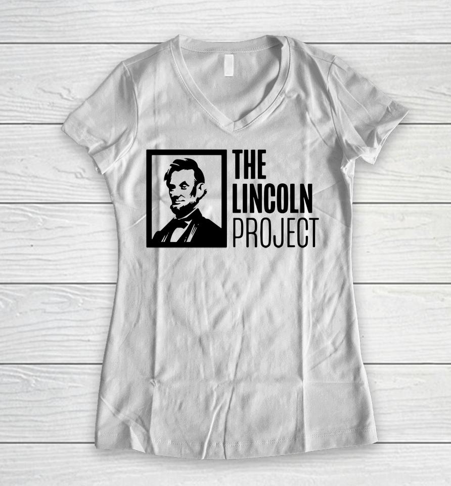 Lincoln Project Women V-Neck T-Shirt