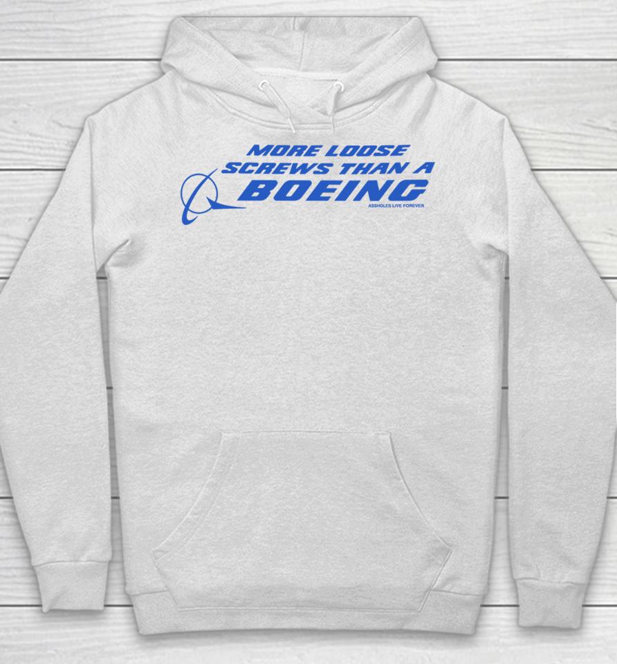 Lindafinegold More Loose Screws Than A Boeing Assholes Live Forever Hoodie