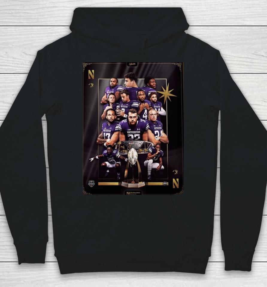 Line Up Northwestern Wildcats Football In The 2023 Srs Distribution Las Vegas Bowl Hoodie