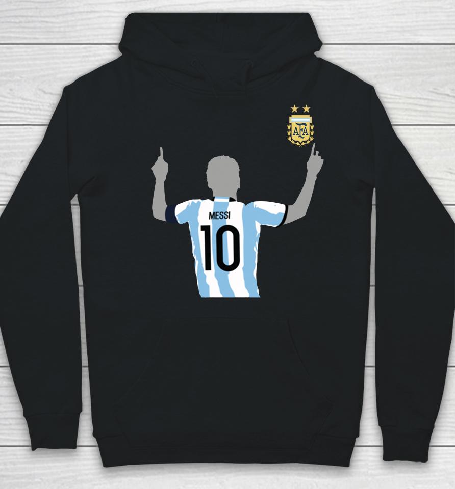 Lionel Messi Argentina National Team 2022 Winners Celebration Hoodie