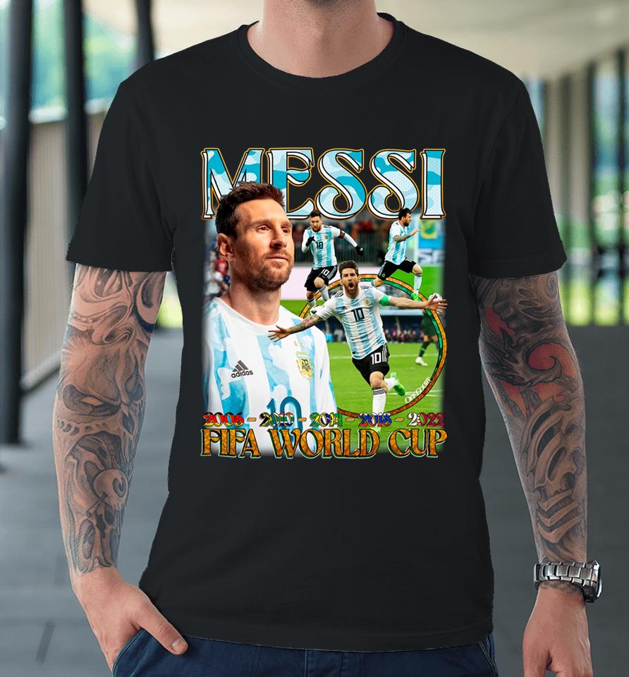 Lionel Messi Fifa World Cup Qatar 2022 Premium T-Shirt