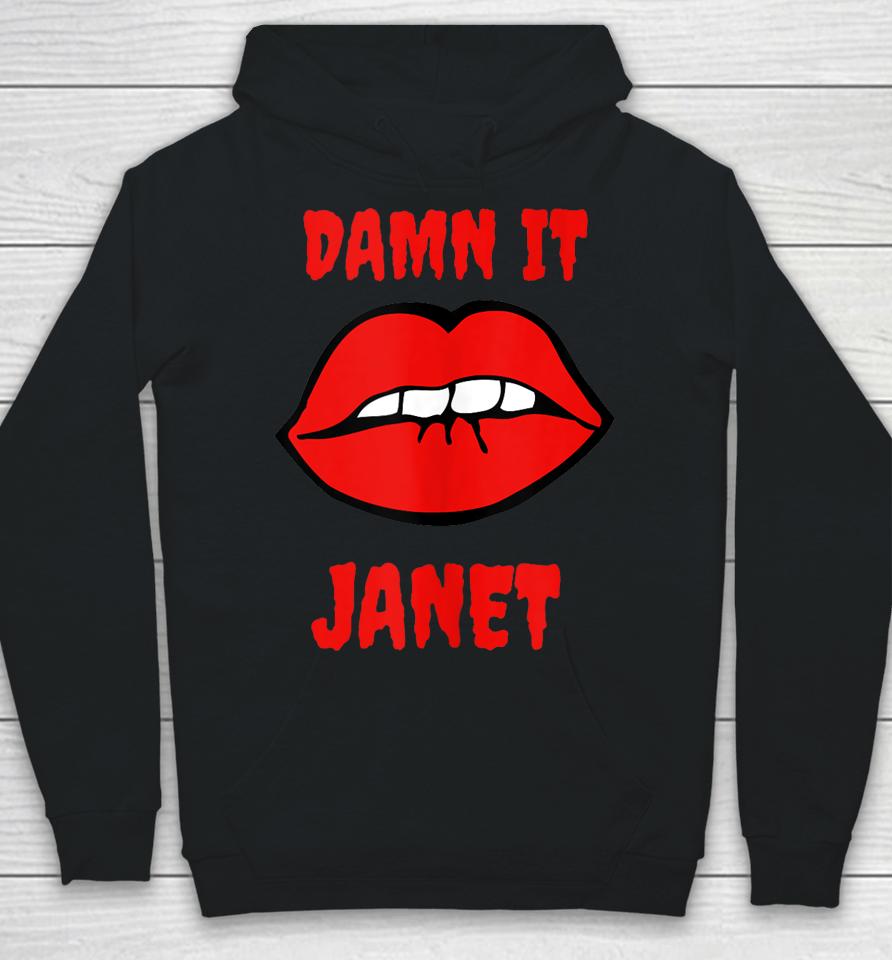 Lips Damn It Janet Song From Rocky Horror Picture Show Hoodie