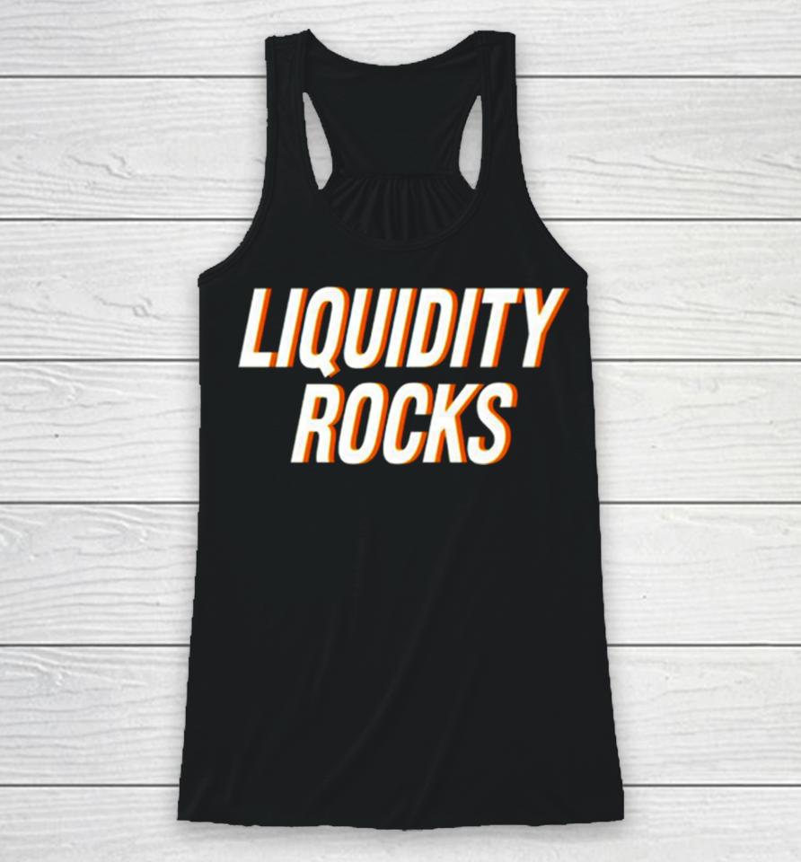 Liquidity Rocks Racerback Tank
