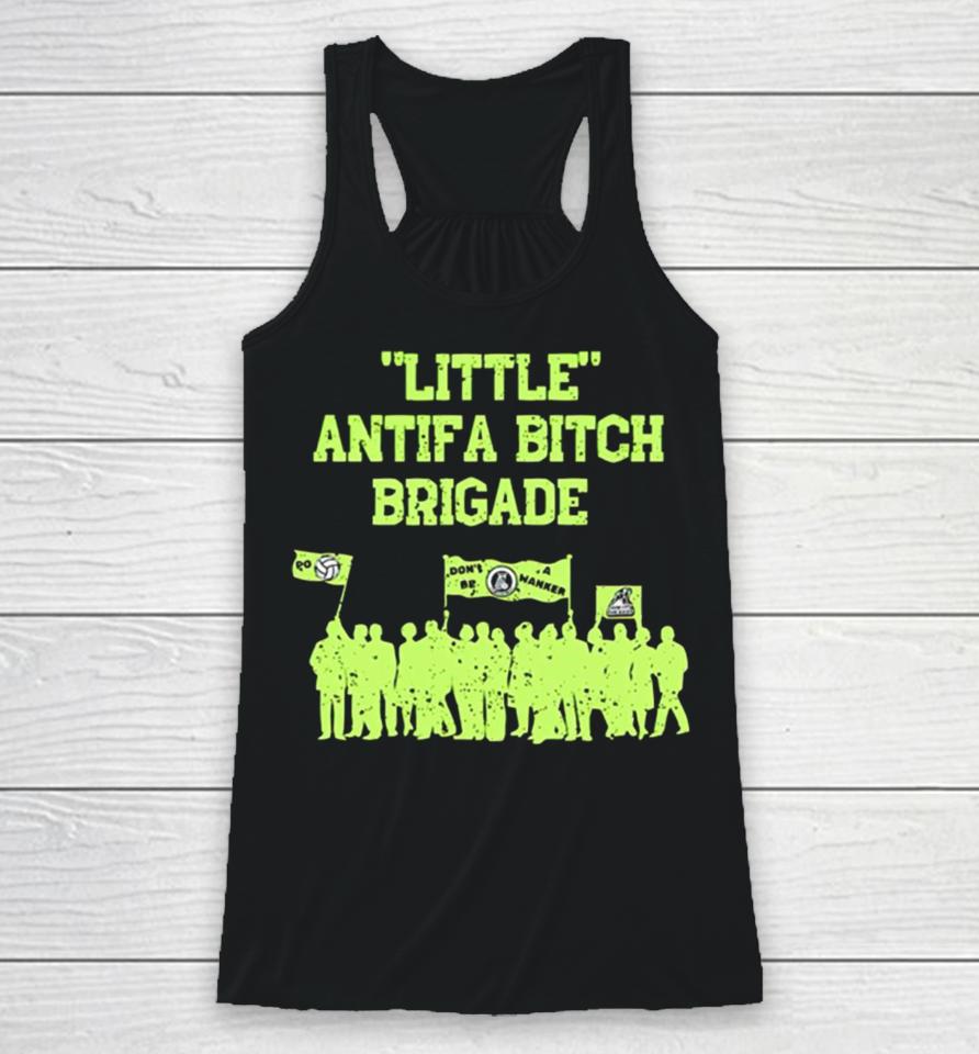 Little Antifa Bitch Brigade Charity Racerback Tank