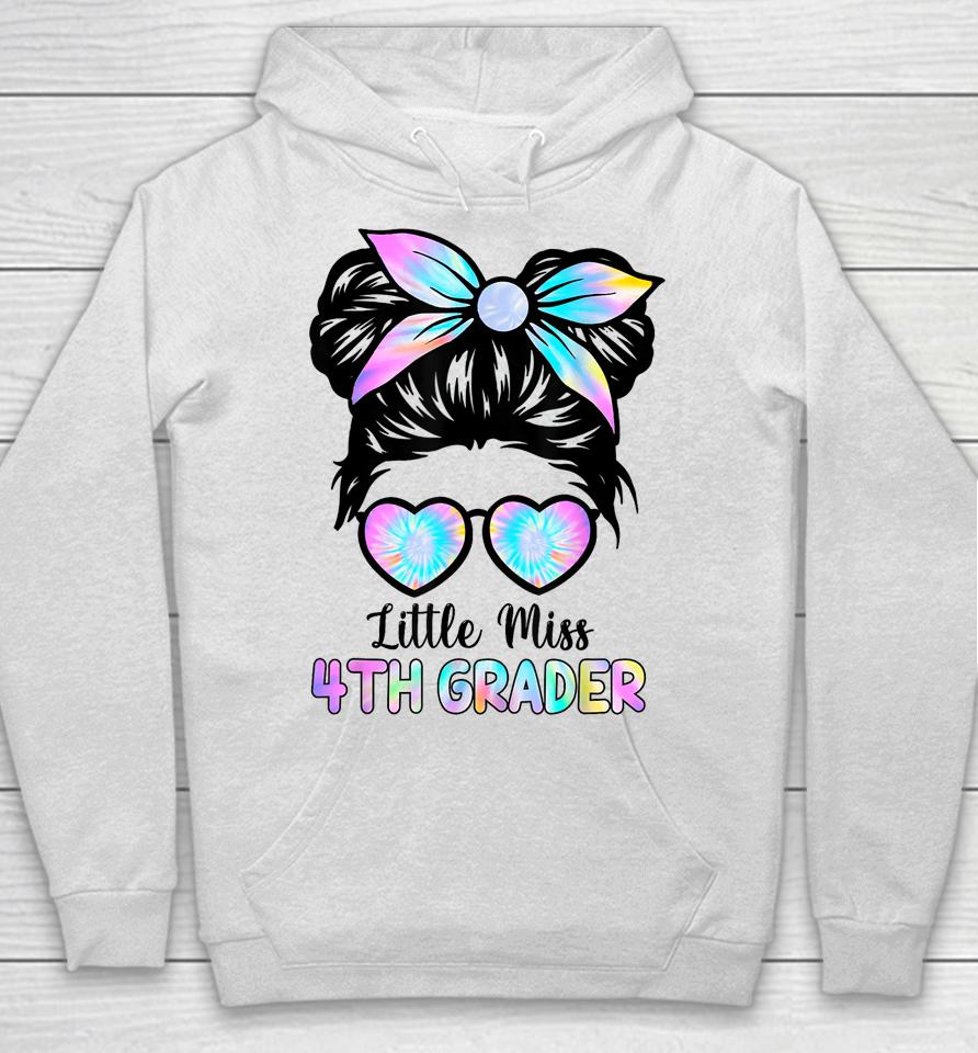Little Miss Fourth Grade Girl Back To School Shirt 4Th Grade Hoodie