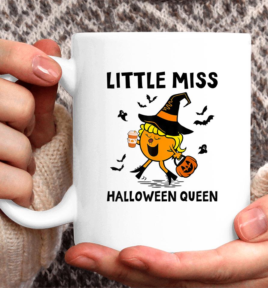 Little Miss Halloween Queen Pumpkin Coffee Mug