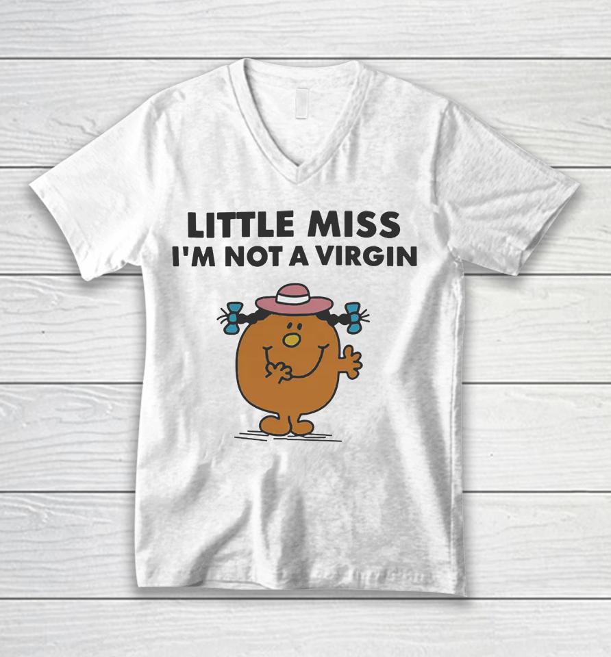 Little Miss I'm Not A Virgin Unisex V-Neck T-Shirt