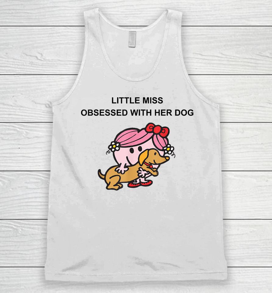 Little Miss Obsessed With Her Dog Unisex Tank Top