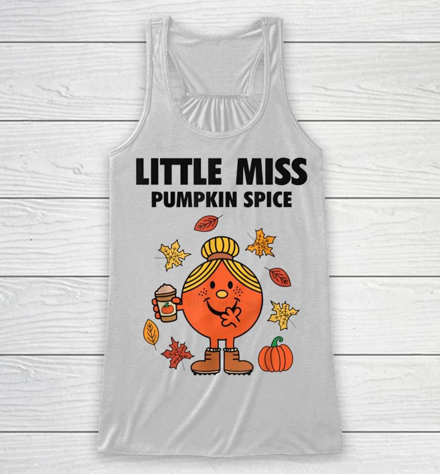 Little Miss Pumpkin Spice Racerback Tank