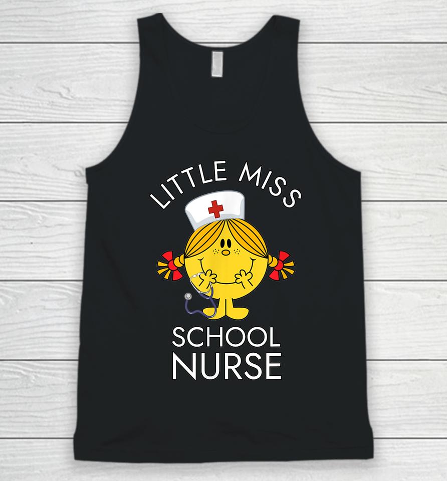Little Miss School Nurse Lil Ms Registered School Nurse Unisex Tank Top