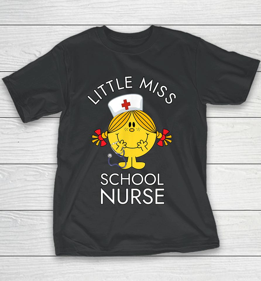 Little Miss School Nurse Lil Ms Registered School Nurse Youth T-Shirt