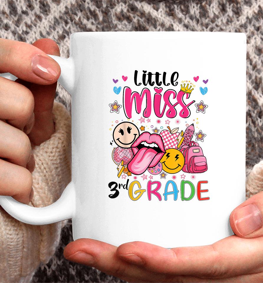 Little Miss Third Grade Girls Back To School 3Rd Grade Coffee Mug