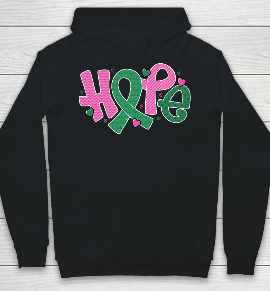 Liver And Breast Cancer Hope October Cancer Awareness Month Hoodie