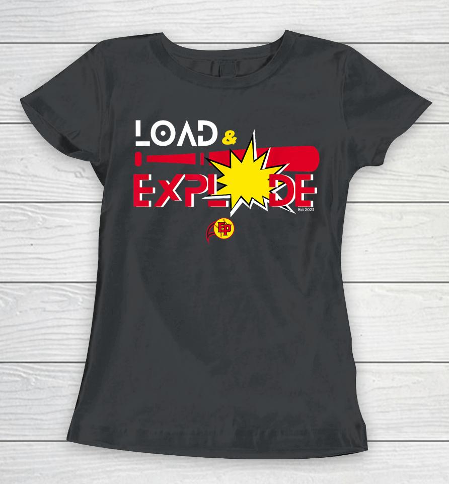 Load &Amp; Explode Ep Softball Women T-Shirt