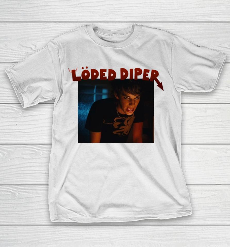 Loded Diper Rodrick Red Logo Rodrick Heffley T-Shirt