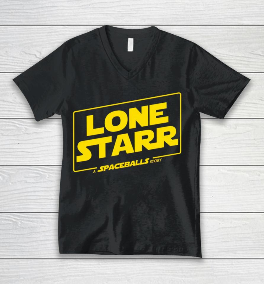 Lone Starr A Spaceballs Story Unisex V-Neck T-Shirt