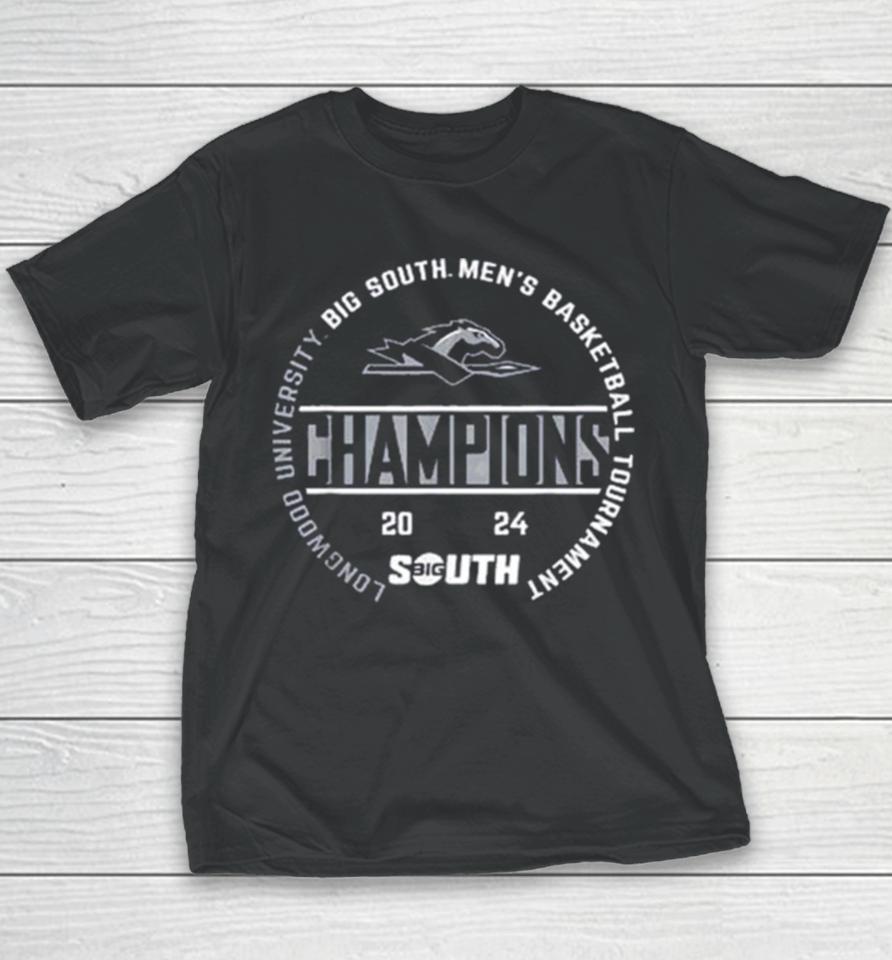 Longwood University 2024 Big South Men’s Basketball Tournament Youth T-Shirt