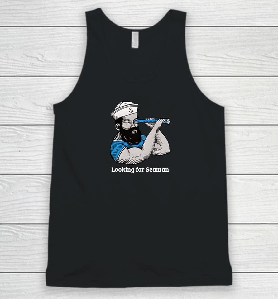 Looking For Seaman Wicked Naughty Apparel Unisex Tank Top