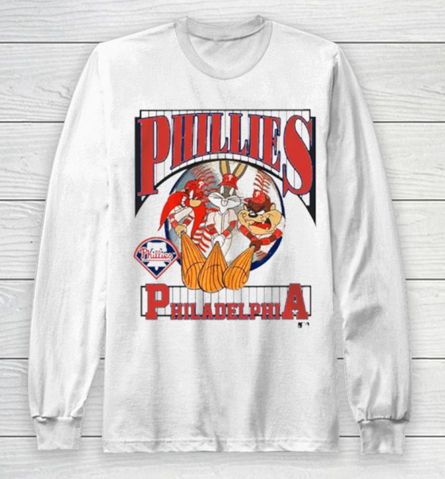 Looney Tunes Phillies Philadelphia Baseball 2023 Long Sleeve T-Shirt