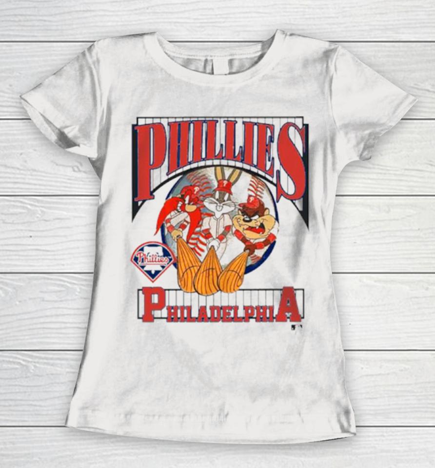 Looney Tunes Phillies Philadelphia Baseball 2023 Women T-Shirt