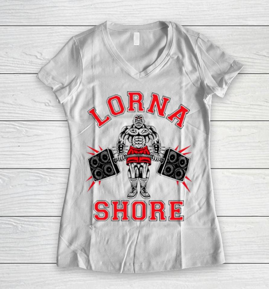 Lorna Shore No Pain No Gain Women V-Neck T-Shirt