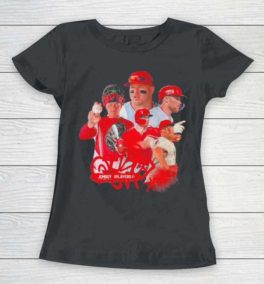 Los Angeles Angels 2024 Team Vintage Women T-Shirt