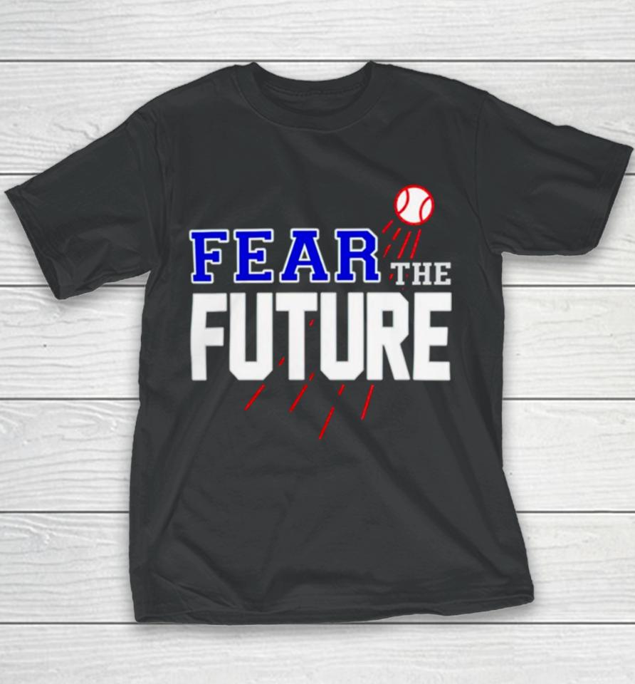 Los Angeles Angels Baseball Fear The Future Youth T-Shirt