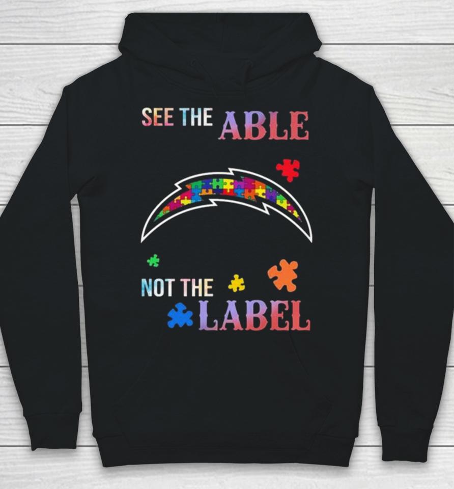 Los Angeles Chargers Autism Awareness See The Able Not The Label Hoodie