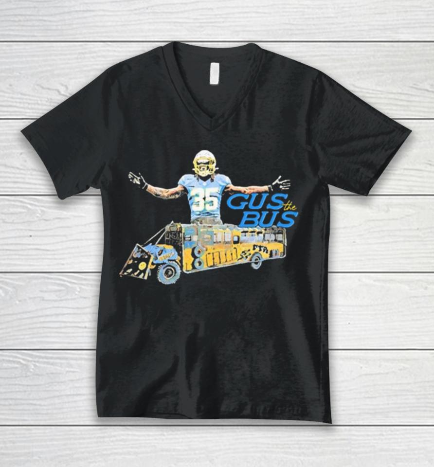 Los Angeles Chargers Gus The Bus Unisex V-Neck T-Shirt