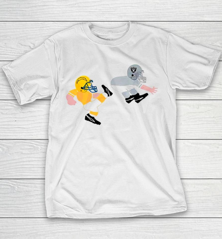 Los Angeles Chargers Vs Las Vegas Raiders Nfl Youth T-Shirt