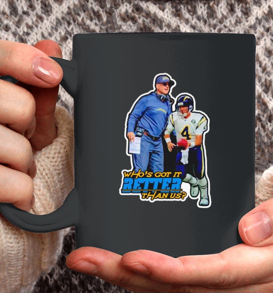 Los Angeles Chargers Who’s Got It Better Than Us Coffee Mug