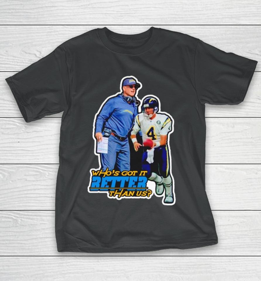 Los Angeles Chargers Who’s Got It Better Than Us T-Shirt