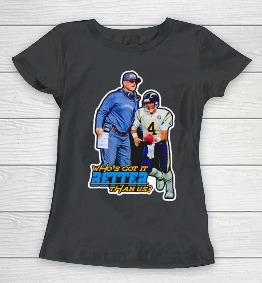 Los Angeles Chargers Who’s Got It Better Than Us Women T-Shirt