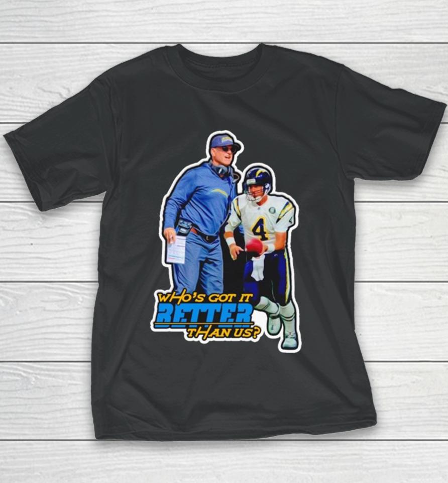 Los Angeles Chargers Who’s Got It Better Than Us Youth T-Shirt