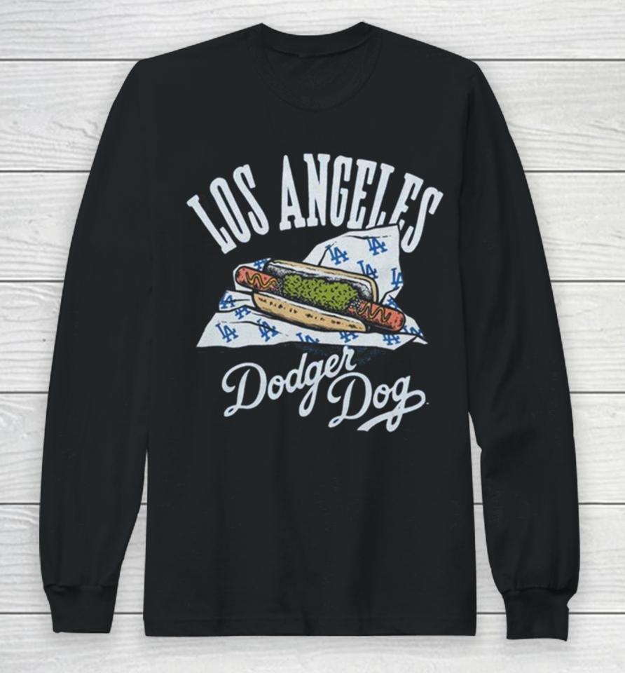 Los Angeles Dodgers Homage Royal Dodger Dogs Hyper Local Tri Blend Long Sleeve T-Shirt