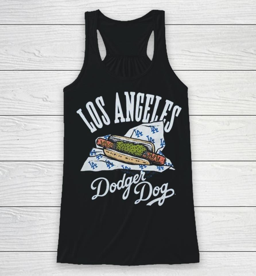 Los Angeles Dodgers Homage Royal Dodger Dogs Hyper Local Tri Blend Racerback Tank