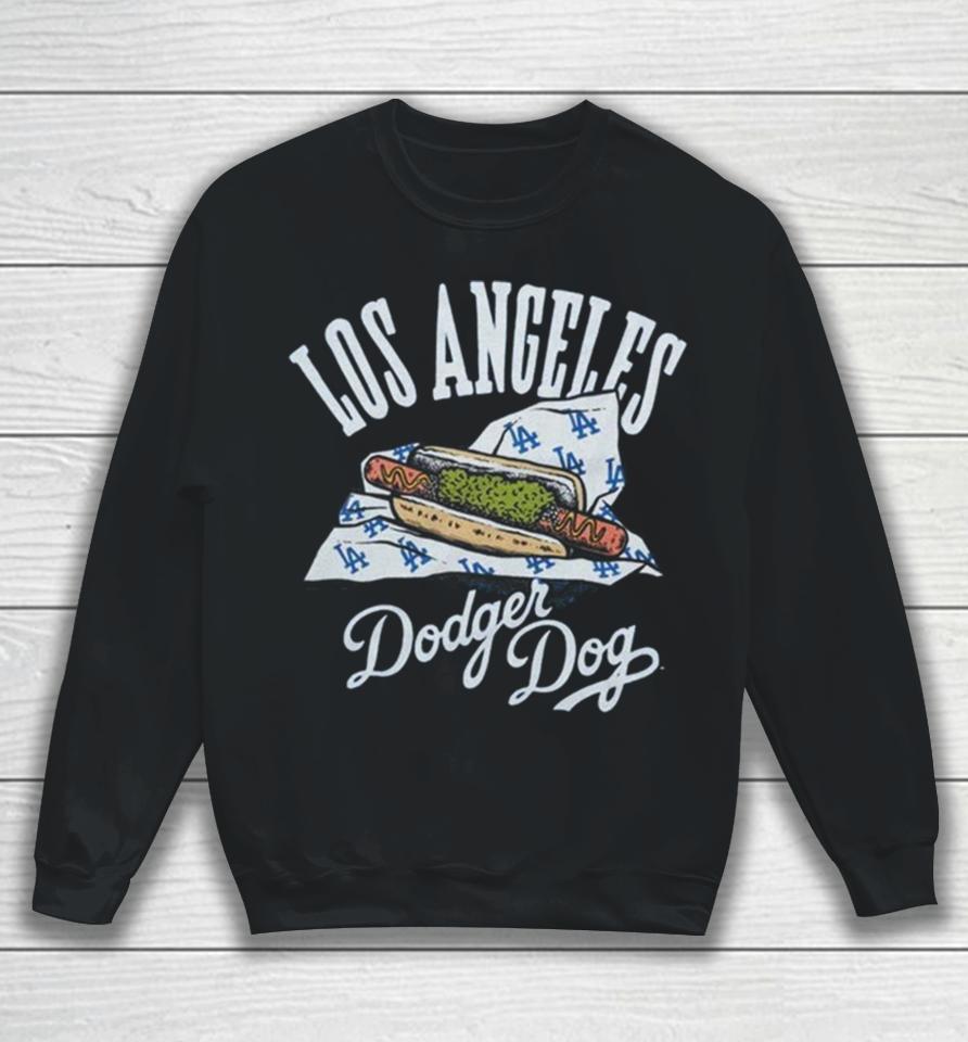 Los Angeles Dodgers Homage Royal Dodger Dogs Hyper Local Tri Blend Sweatshirt