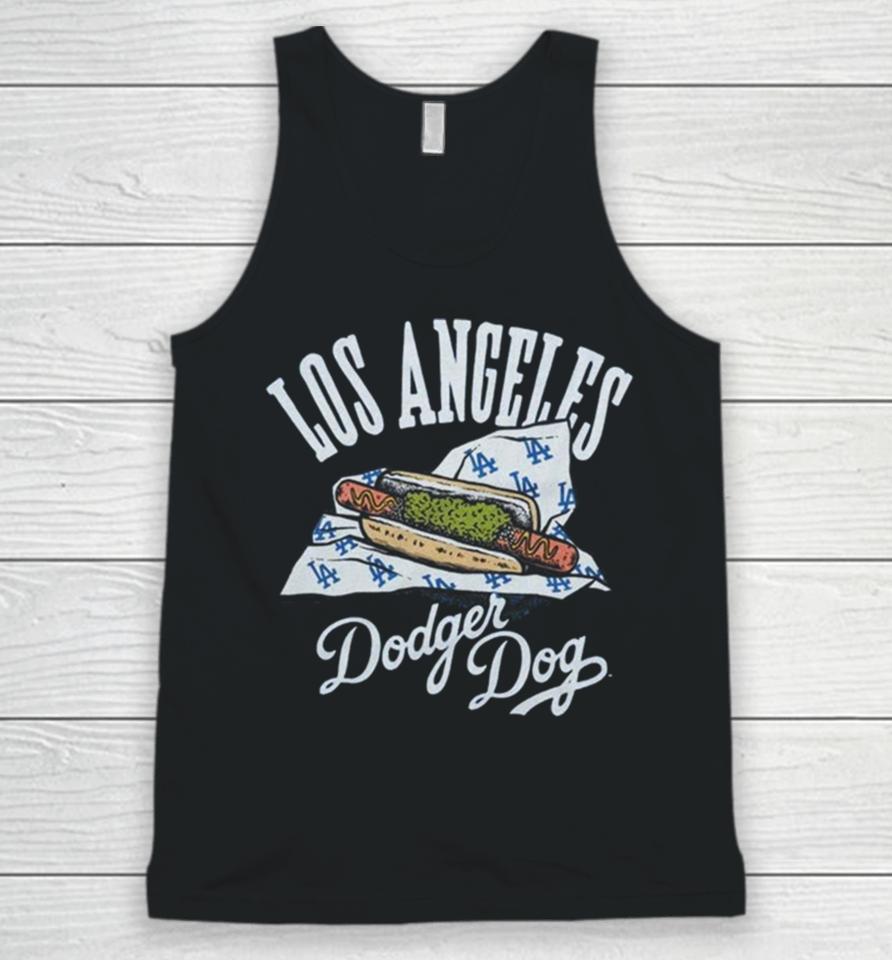 Los Angeles Dodgers Homage Royal Dodger Dogs Hyper Local Tri Blend Unisex Tank Top
