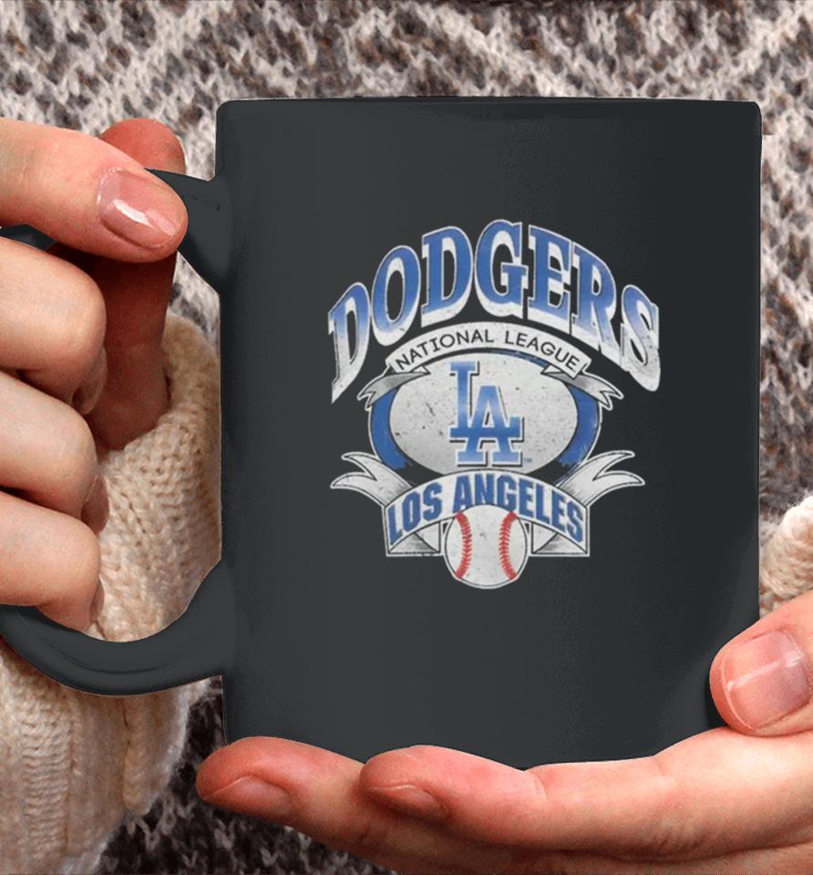 Los Angeles Dodgers Majestic Mlb National League Banner Vintage T Coffee Mug
