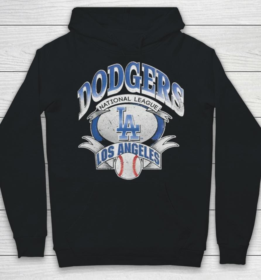 Los Angeles Dodgers Majestic Mlb National League Banner Vintage T Hoodie