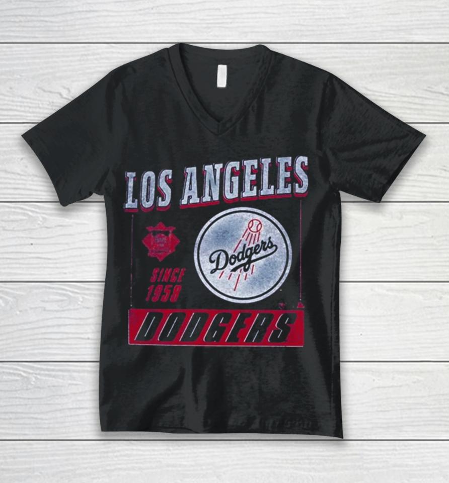 Los Angeles Dodgers Outlast Franklin Unisex V-Neck T-Shirt