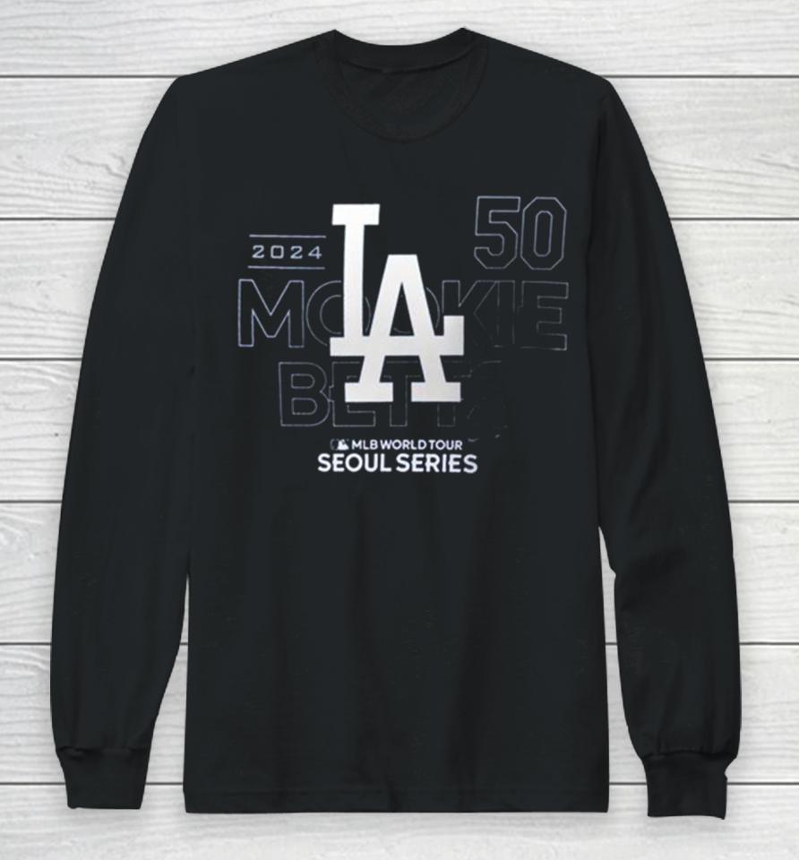 Los Angeles Dodgers Shohei Ohtani 2024 Mlb World Tour Seoul Series Player Long Sleeve T-Shirt
