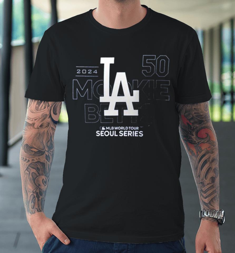 Los Angeles Dodgers Shohei Ohtani 2024 Mlb World Tour Seoul Series Player Premium T-Shirt