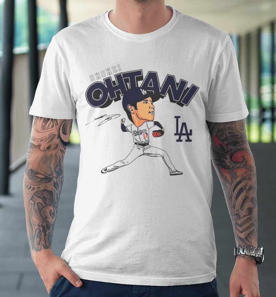 Los Angeles Dodgers Shohei Ohtani Baseball Player Premium T-Shirt