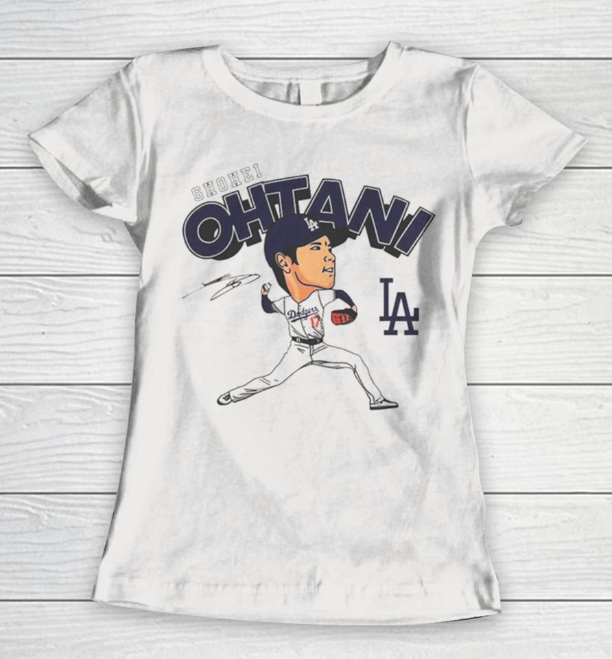 Los Angeles Dodgers Shohei Ohtani Baseball Player Women T-Shirt