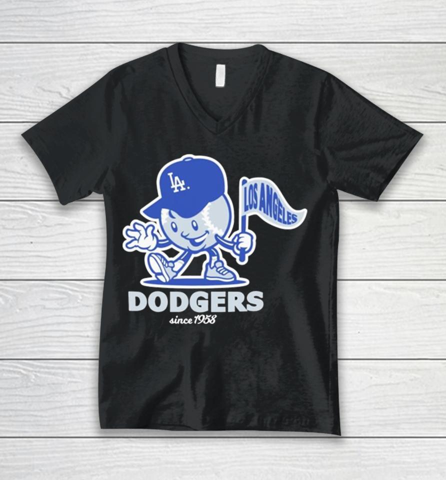 Los Angeles Dodgers Since 1958 Baseball Unisex V-Neck T-Shirt